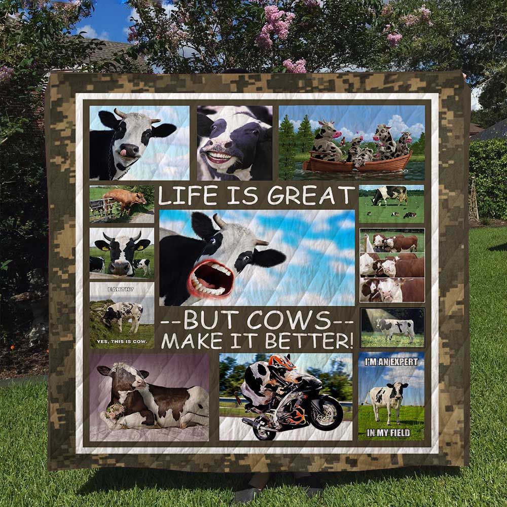 Cow Quilt Blanket DHC170120787TD