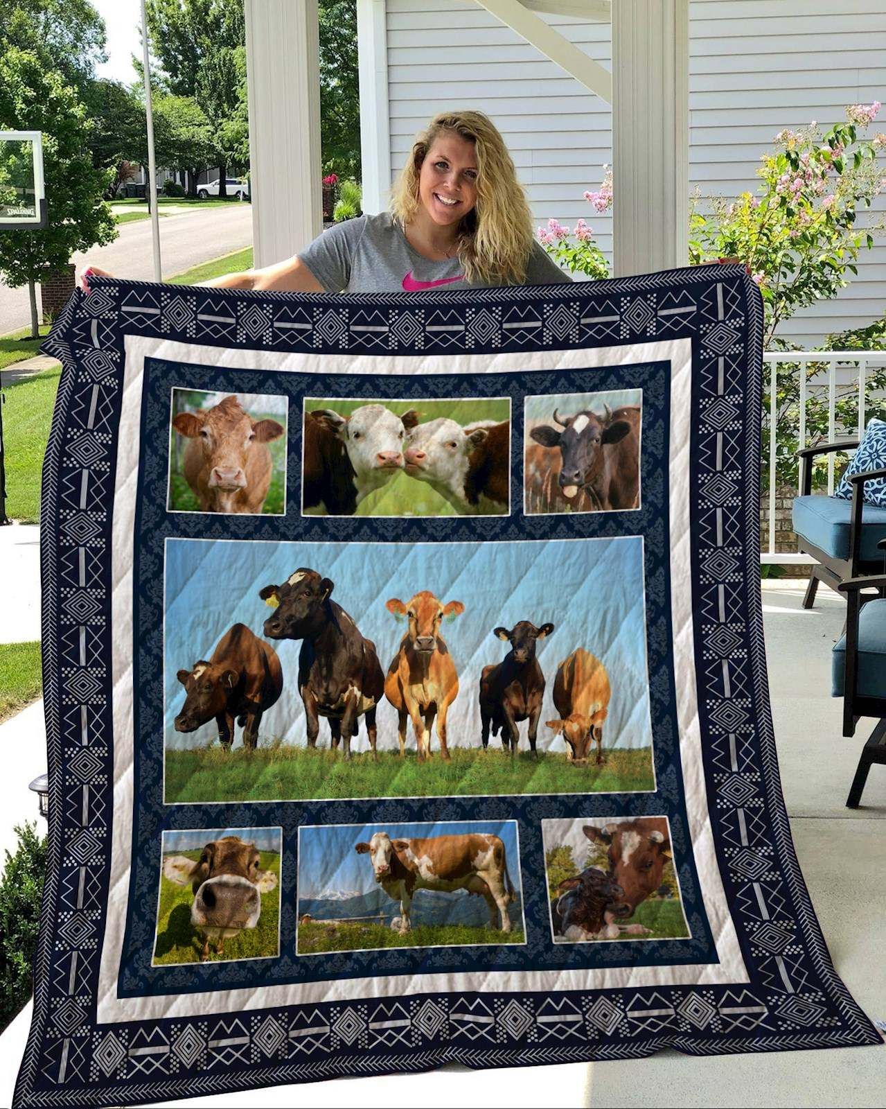 Cow Quilt Blanket DHC2911167VT