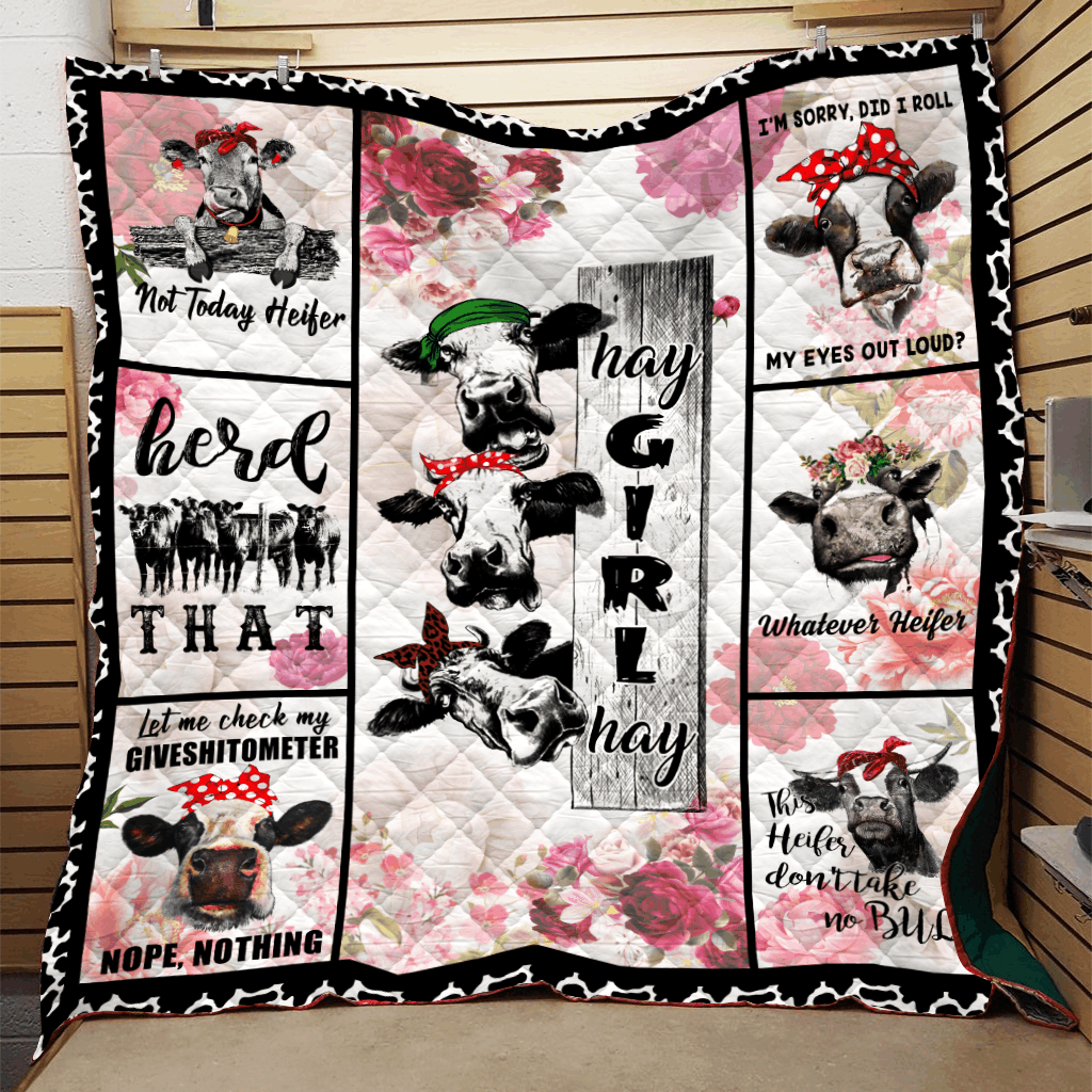 Cow Quilt Blanket DHC3112543VT