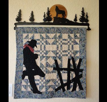 Cowboy And Fire CLT280612 Quilt Blanket
