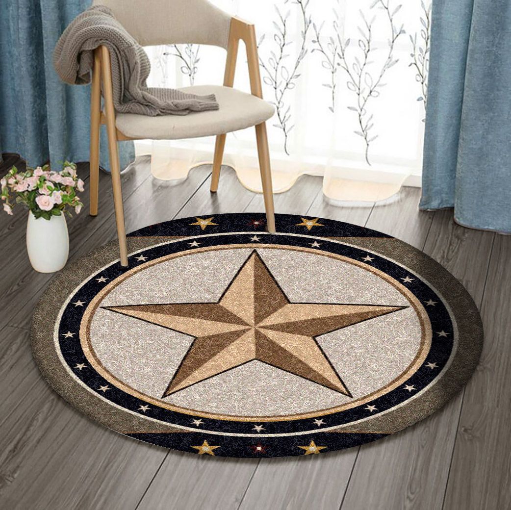Cowboy Round Carpet