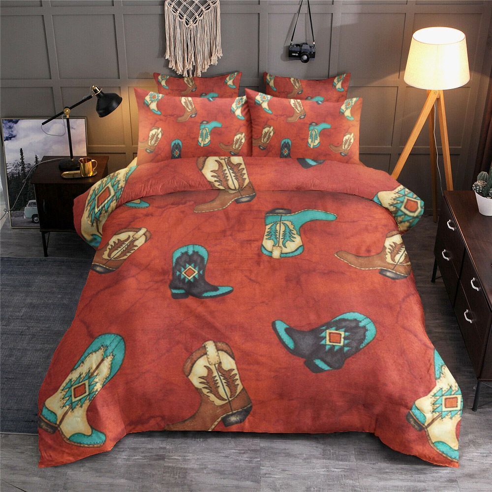 Cowboy Boot Bedding Set