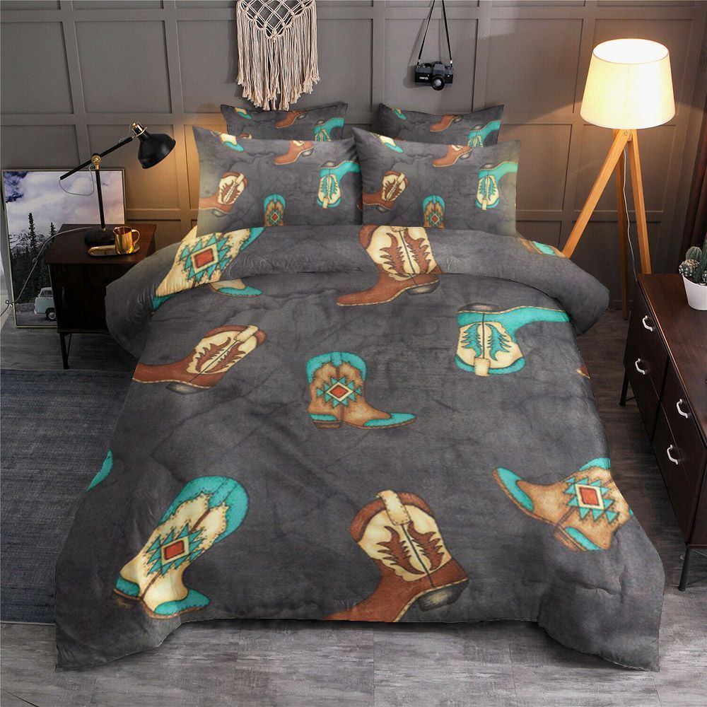 Cowboy Boot Bedding Set