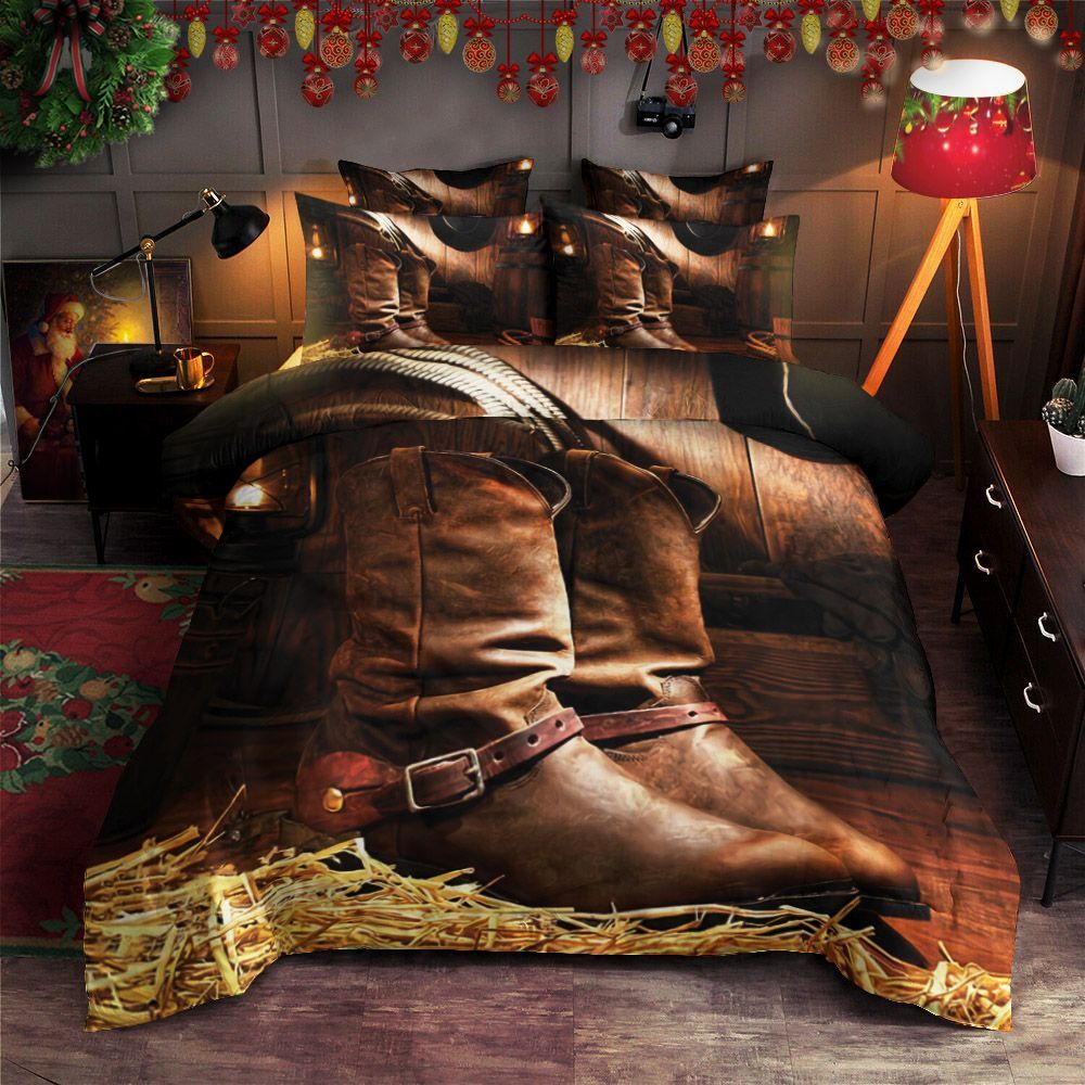 Cowboy Boot Bedding Set