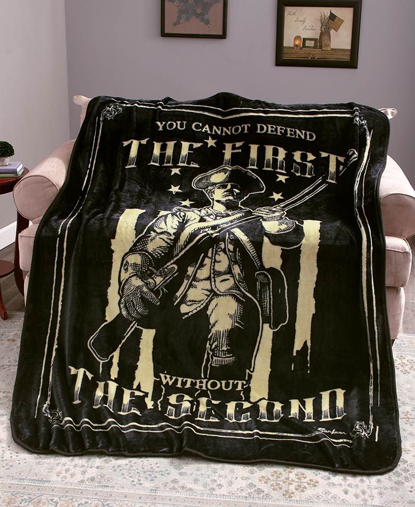 Cowboy Sherpa Fleece Blanket