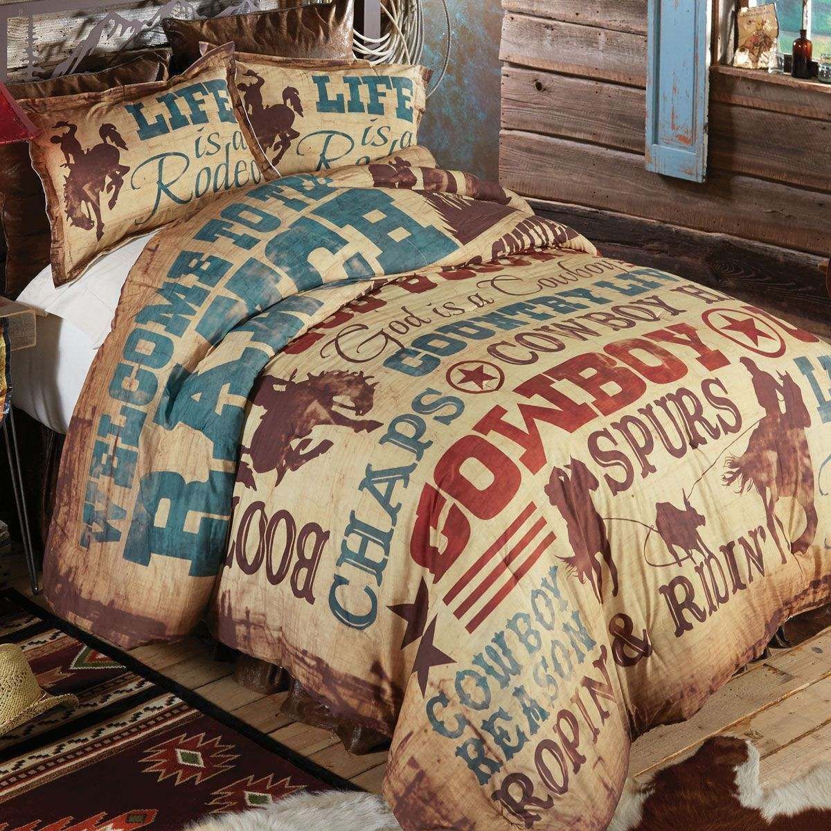 Cowboy Bedding Set