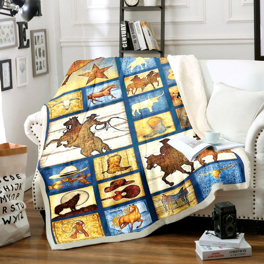 Cowboy Sherpa Fleece