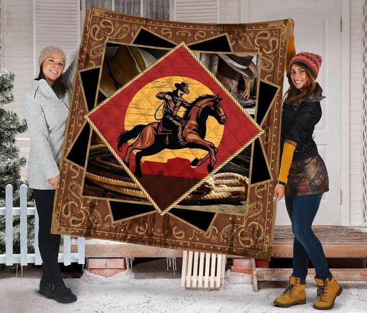 Cowboy DTC2311776 Quilt Blanket