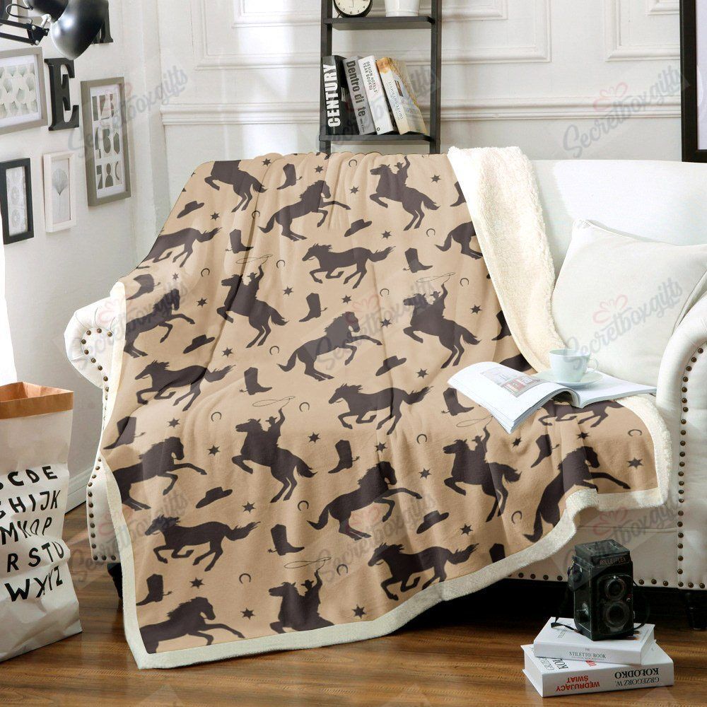 Cowboy Fleece Blanket