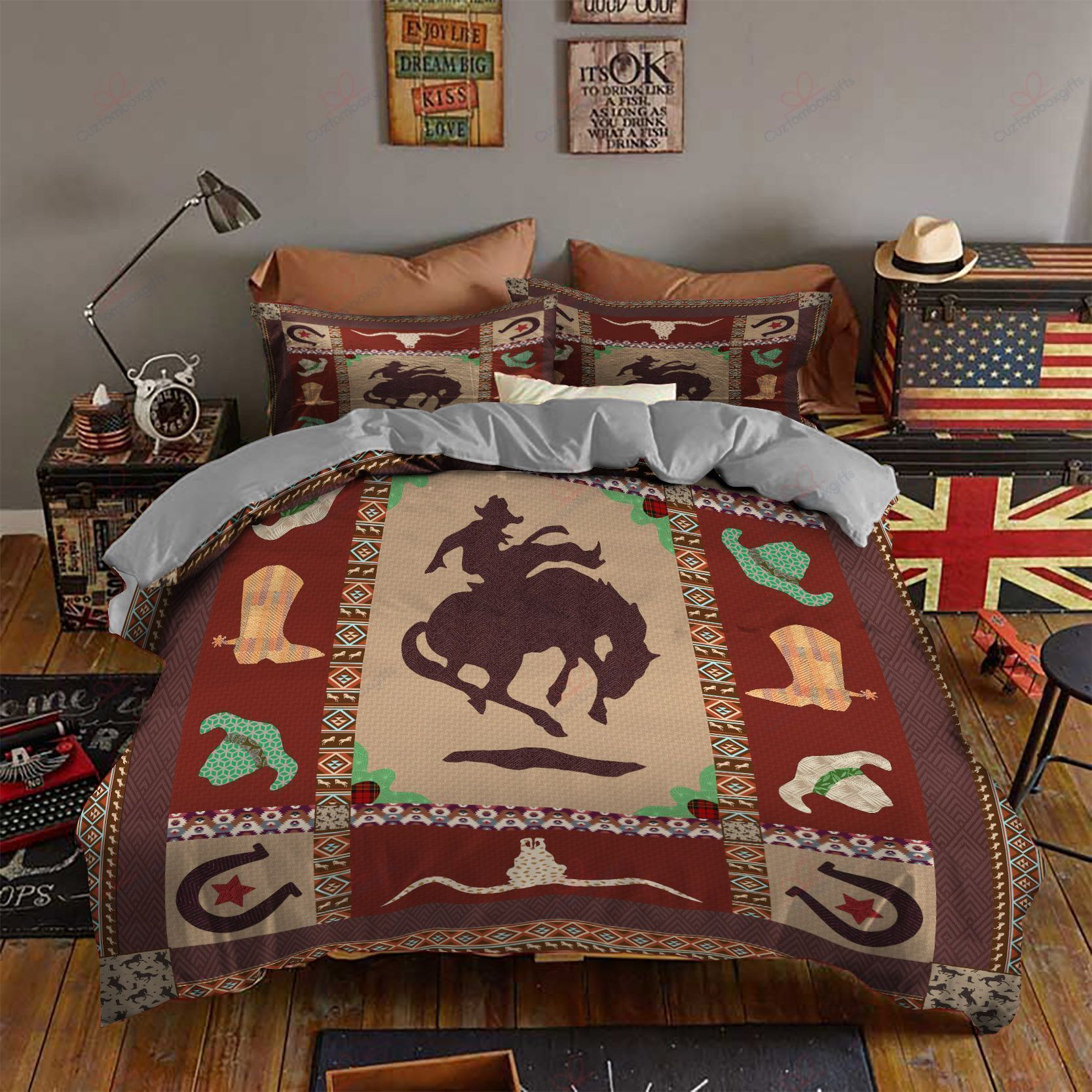 Cowboy Bedding Set