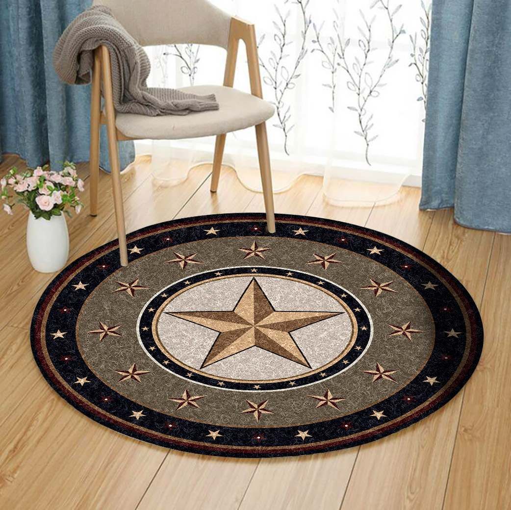 Cowboy Round Carpet