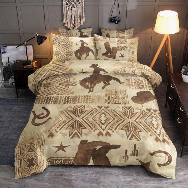 Cowboy Horse Bedding Set