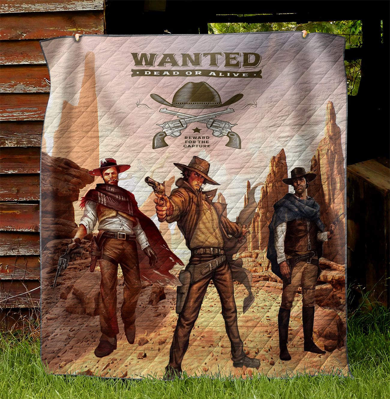 Cowboy Life Dead Or Alive NI1210064DT Quilt Blanket