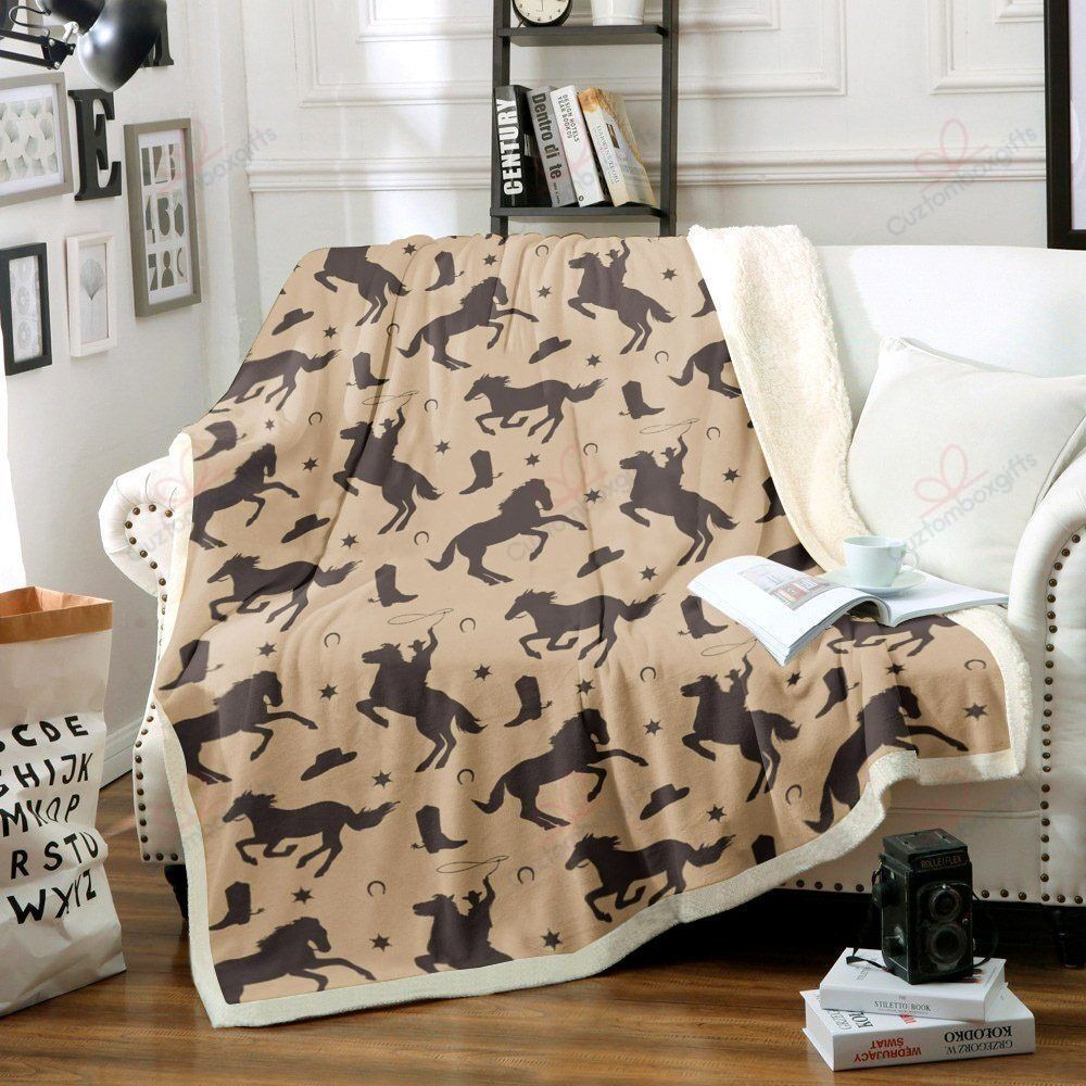 Cowboy Fleece Blanket