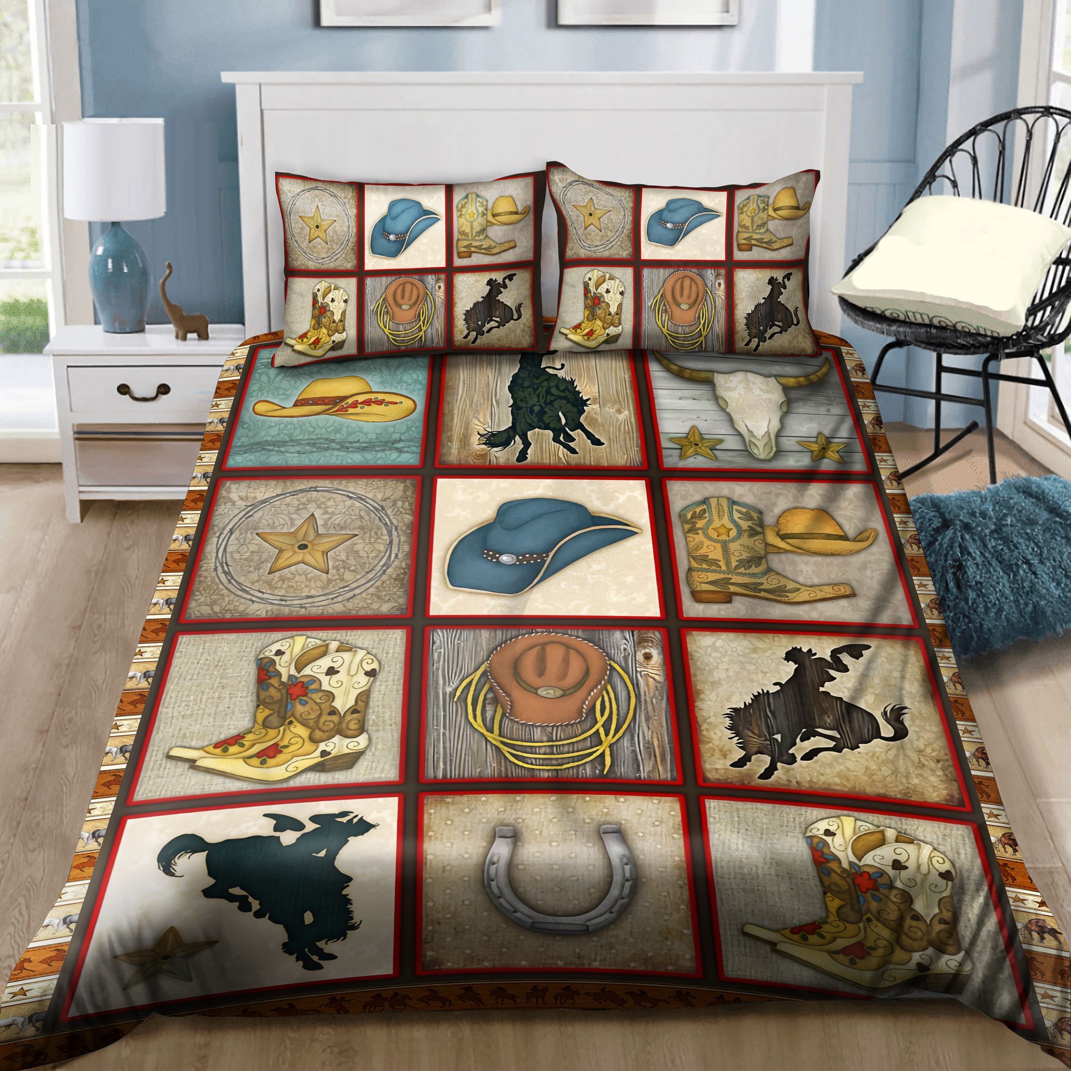 Cowboy Bedding Set