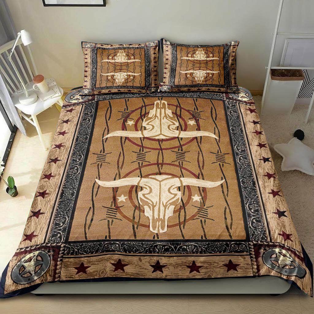 Cowboy Pattern Bedding Set