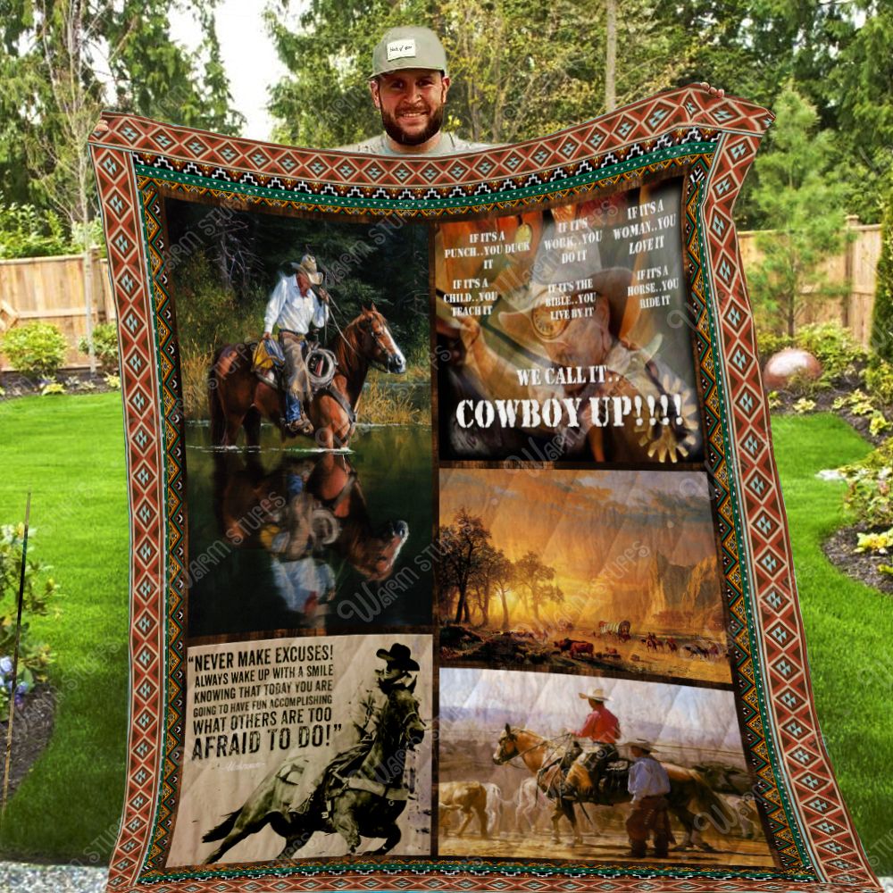 Cowboy Quilt Blanket Pn86 Dhc1312141Dd