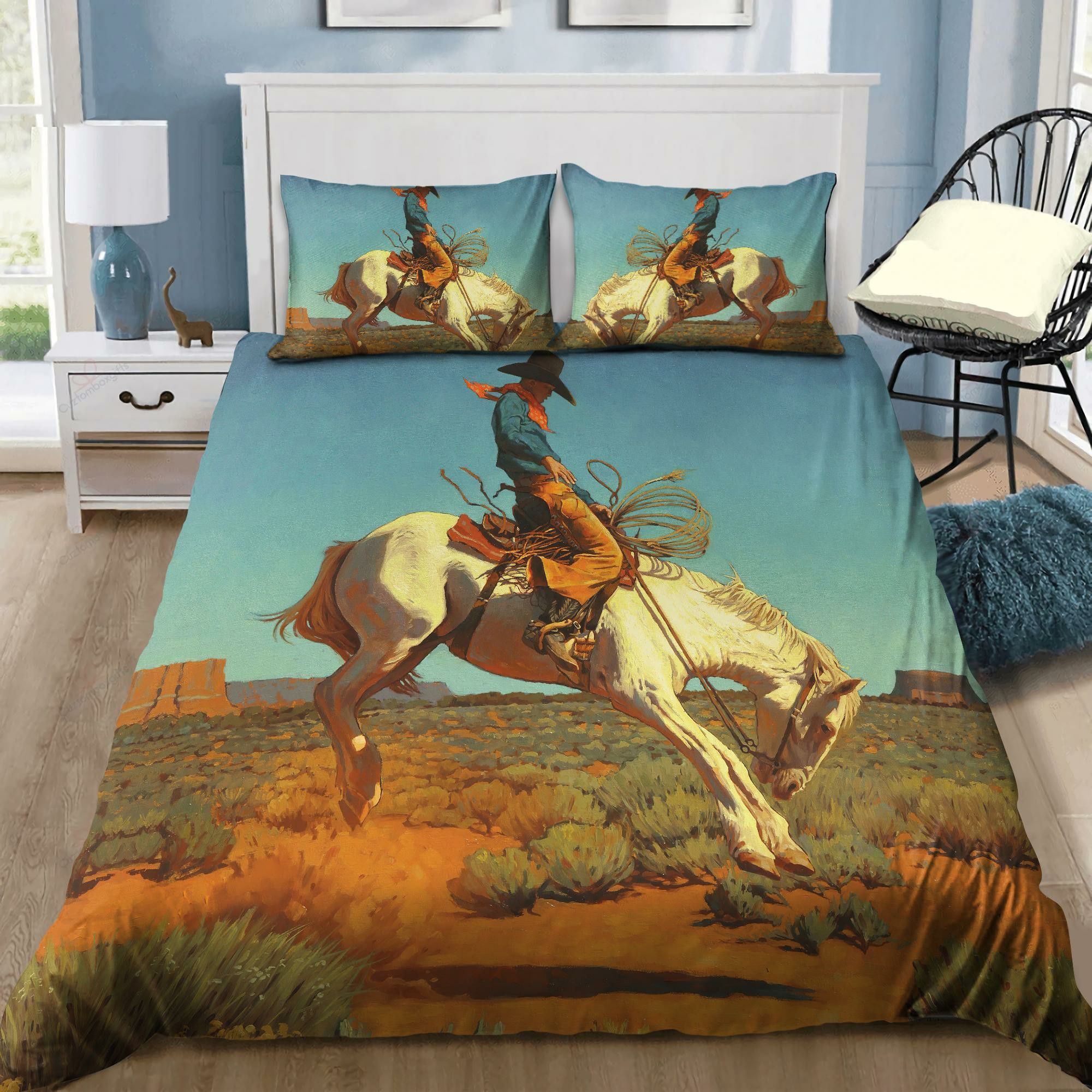 Cowboy Style Bedding Set