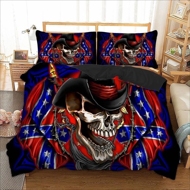 Cowboy Sugar Skull Bedding Set
