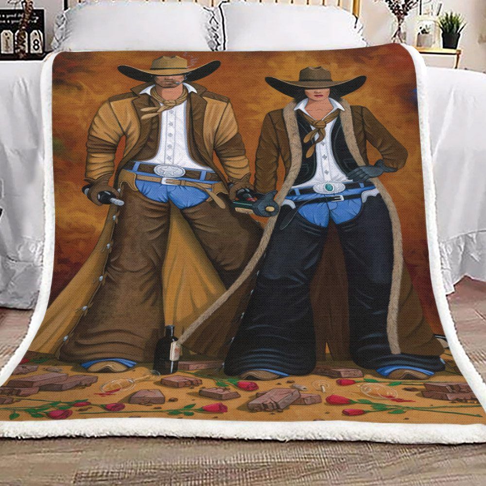 Cowboy Sherpa Fleece