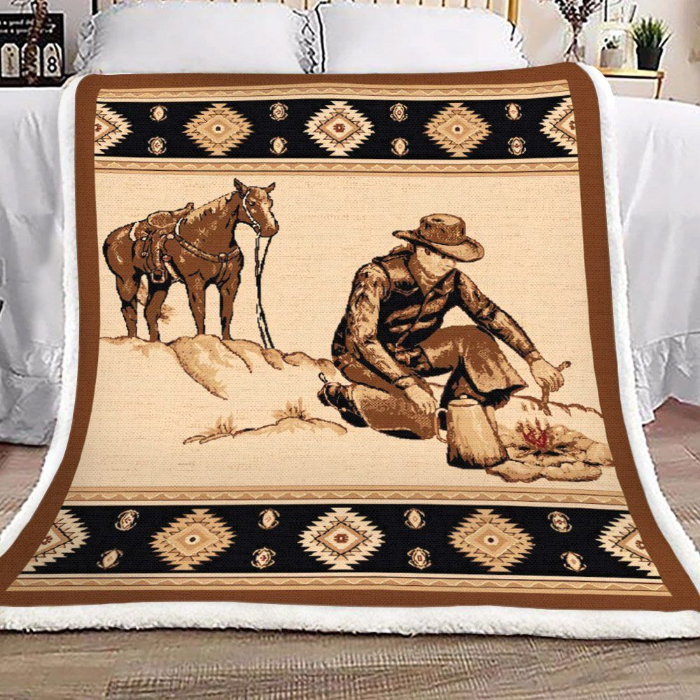 Cowboy Sherpa Fleece