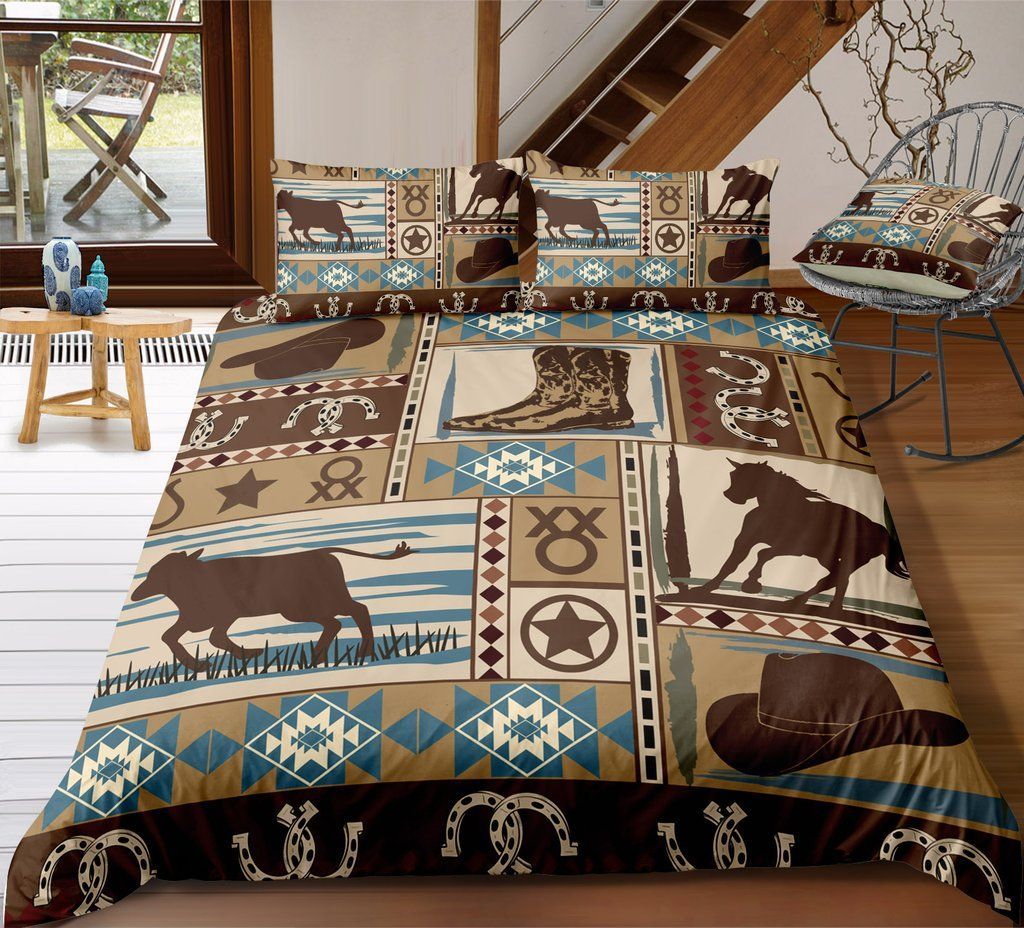 Cowboy Western Bedding Set