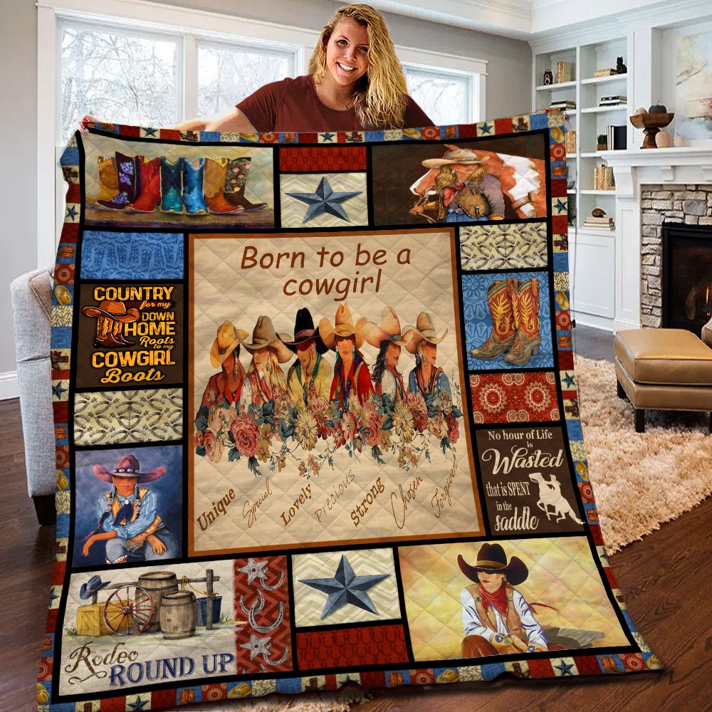 Cowgirl DPT120901MH Quilt Blanket