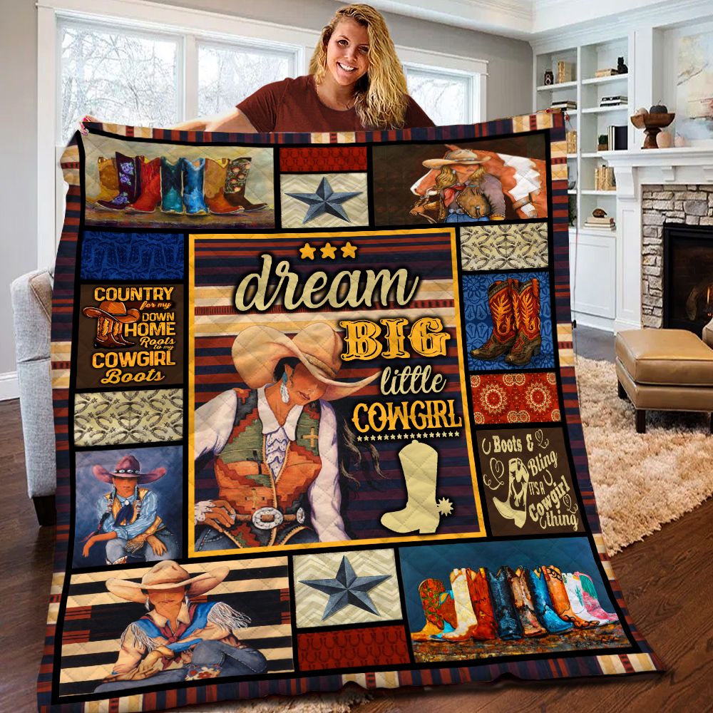 Cowgirl DPT120902MH Quilt Blanket