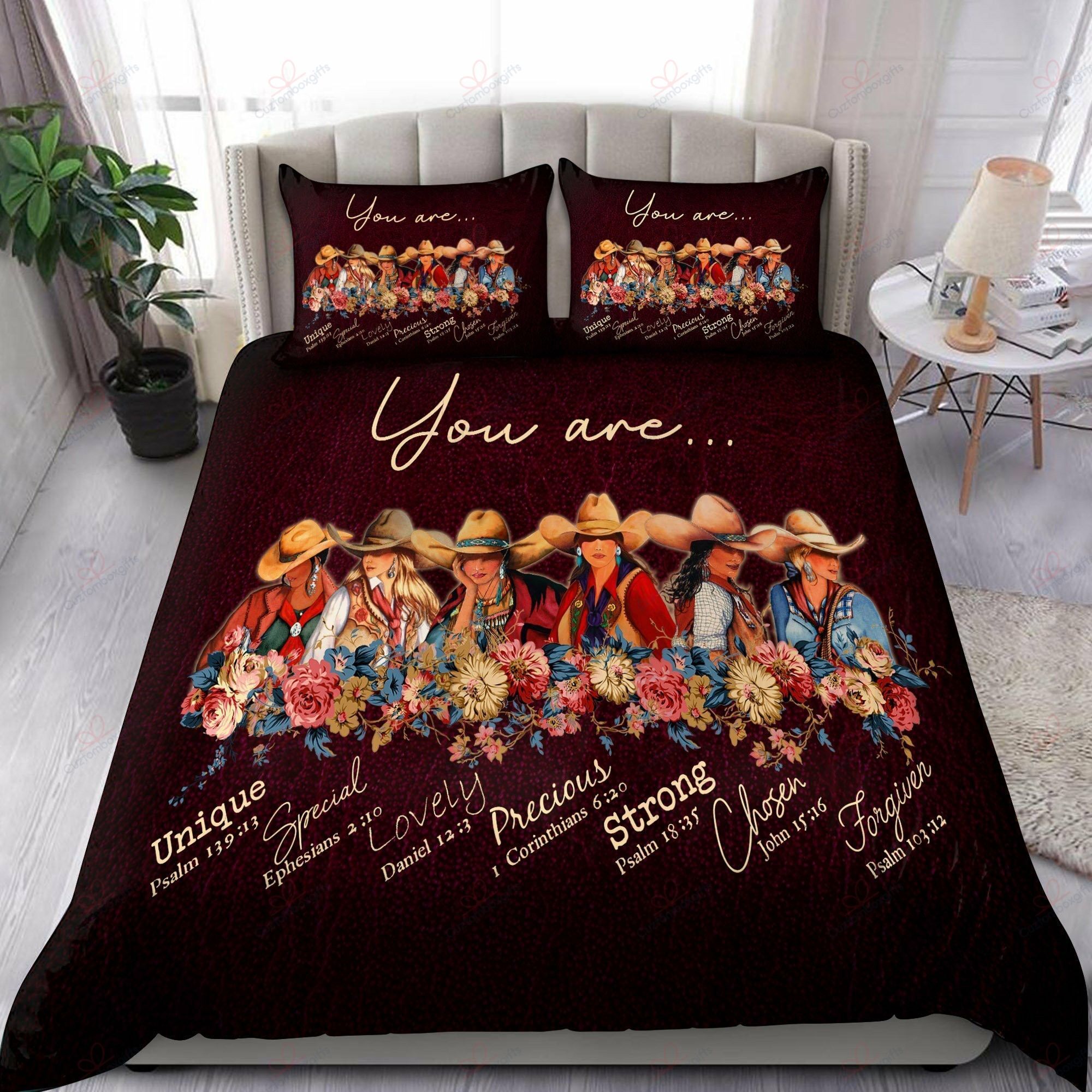 Cowgirl Gods Say You Are Bedding Set