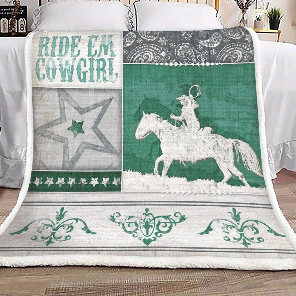 Cowgirl Sherpa Fleece