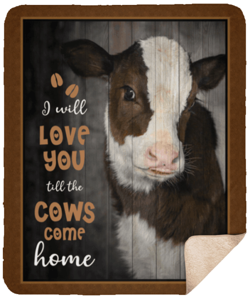 Cows Sherpa Fleece Blanket