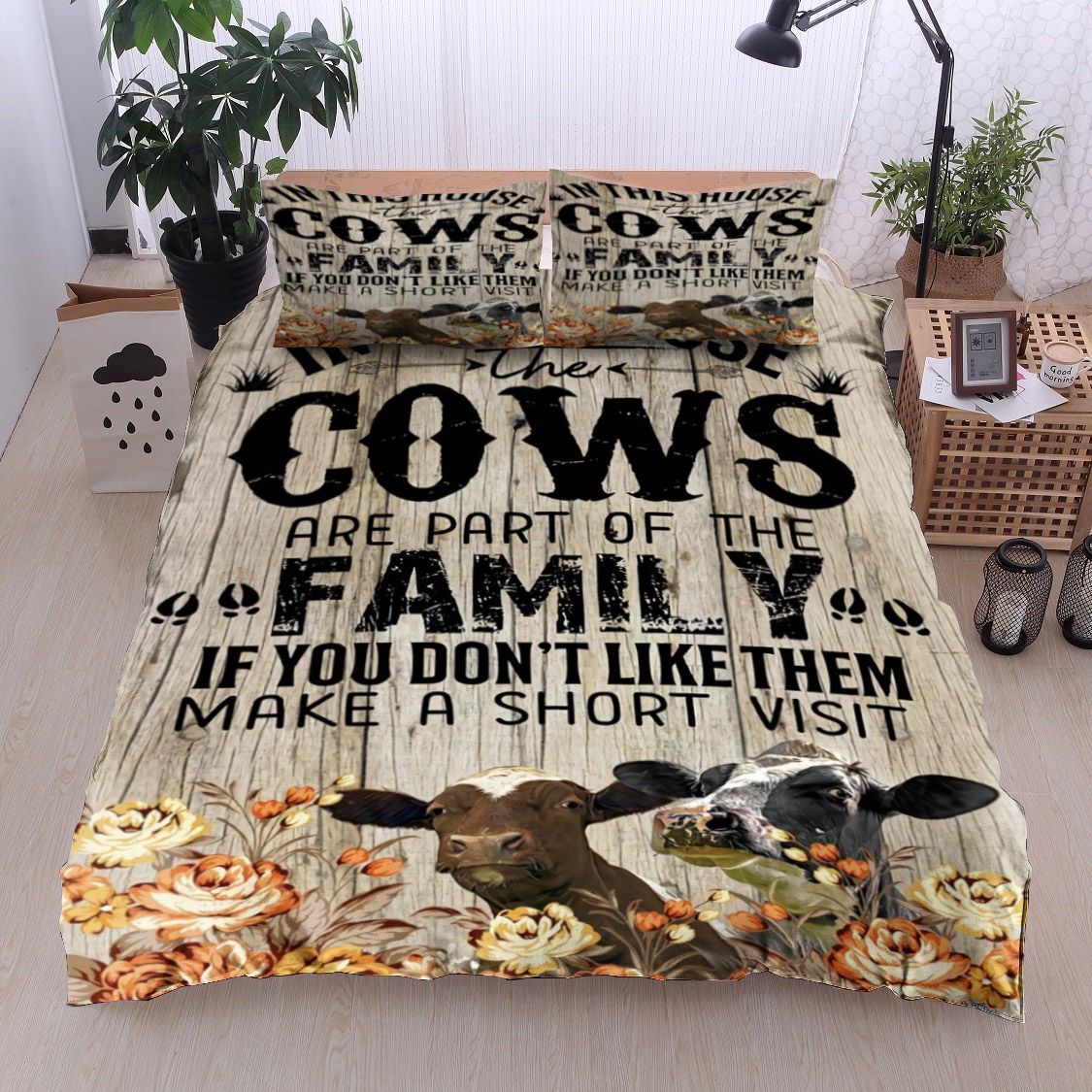 Cows Family Bedding Set