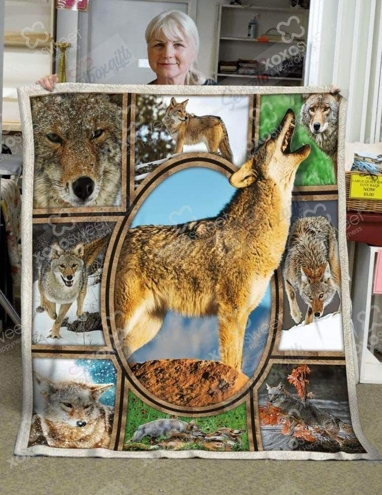 Coyote Fleece Blanket
