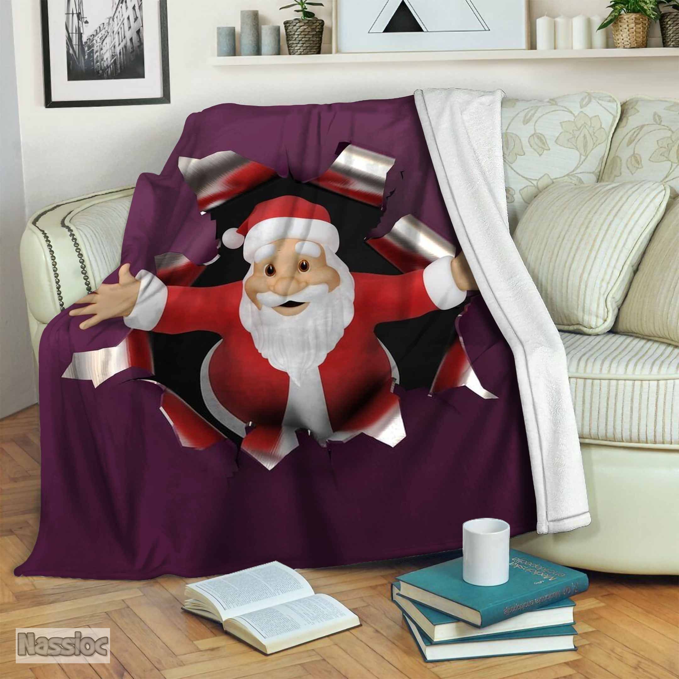 Cozy Christmas Fleece Blanket