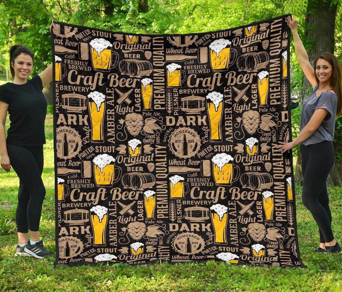 Craft Beer CL12100198MDQ Quilt Blanket