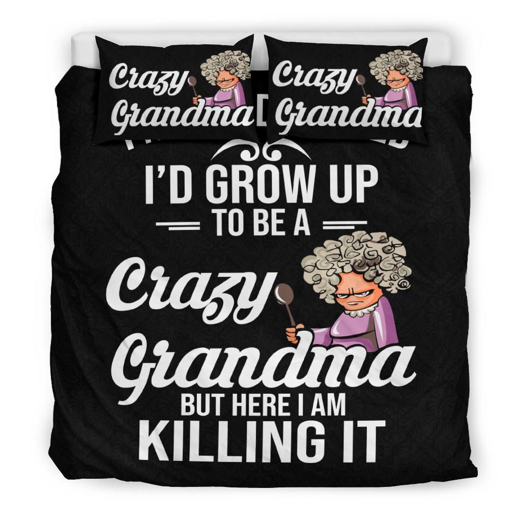 Crazy Grandma Bedding Set
