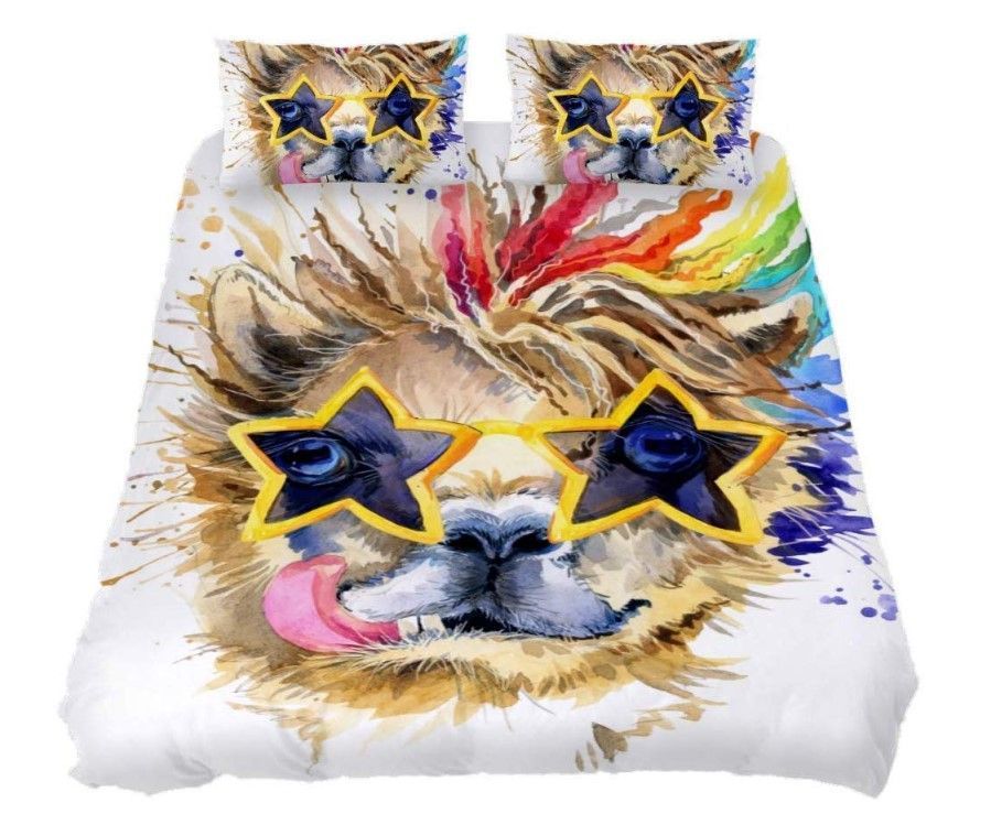 Crazy Llama Bedding Set