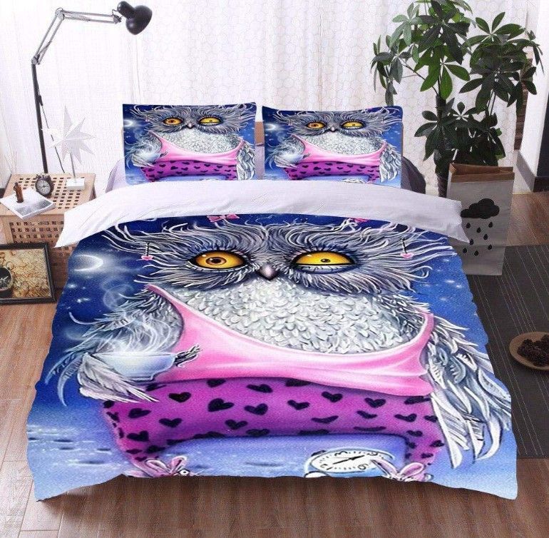Crazy Owl Bedding Set