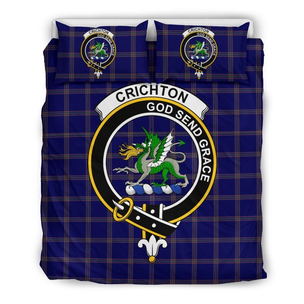 Crichton Clan Badge Tartan Bedding Set