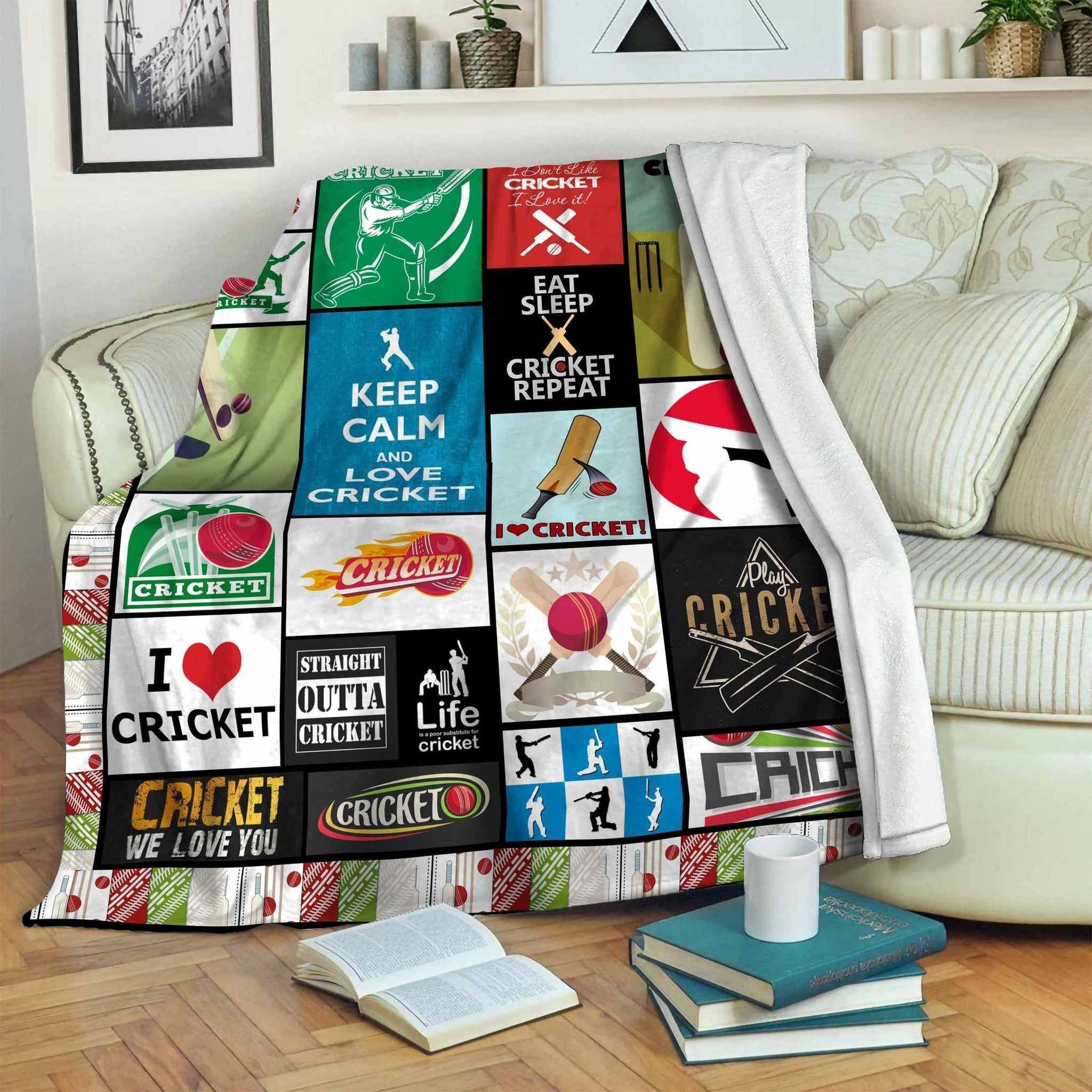 Cricket Sherpa Fleece Blanket