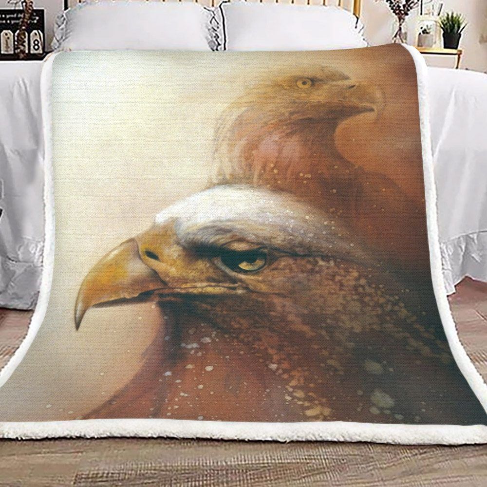 Crimson Eagles Sherpa Fleece Blanket