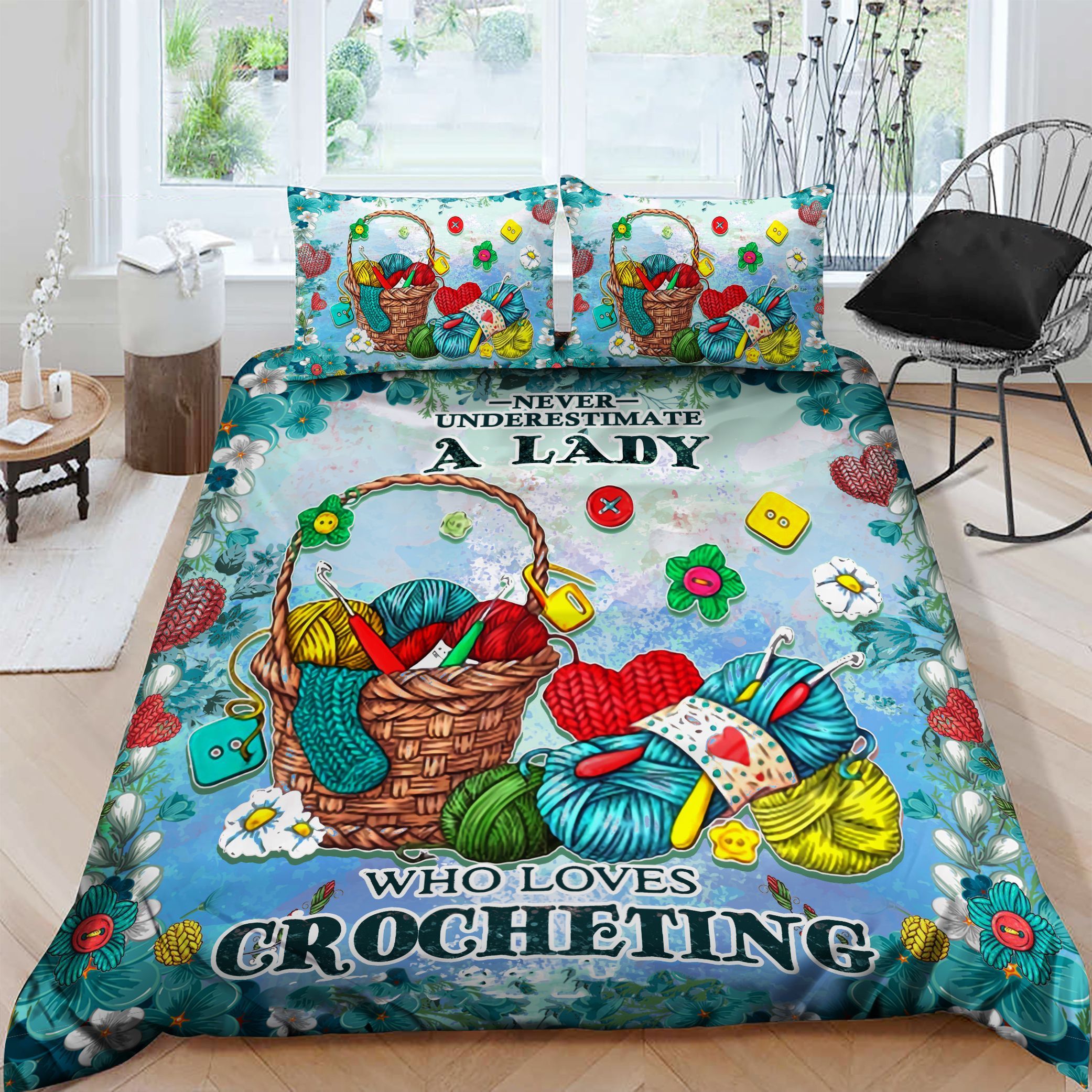 Crocheting Bedding Set