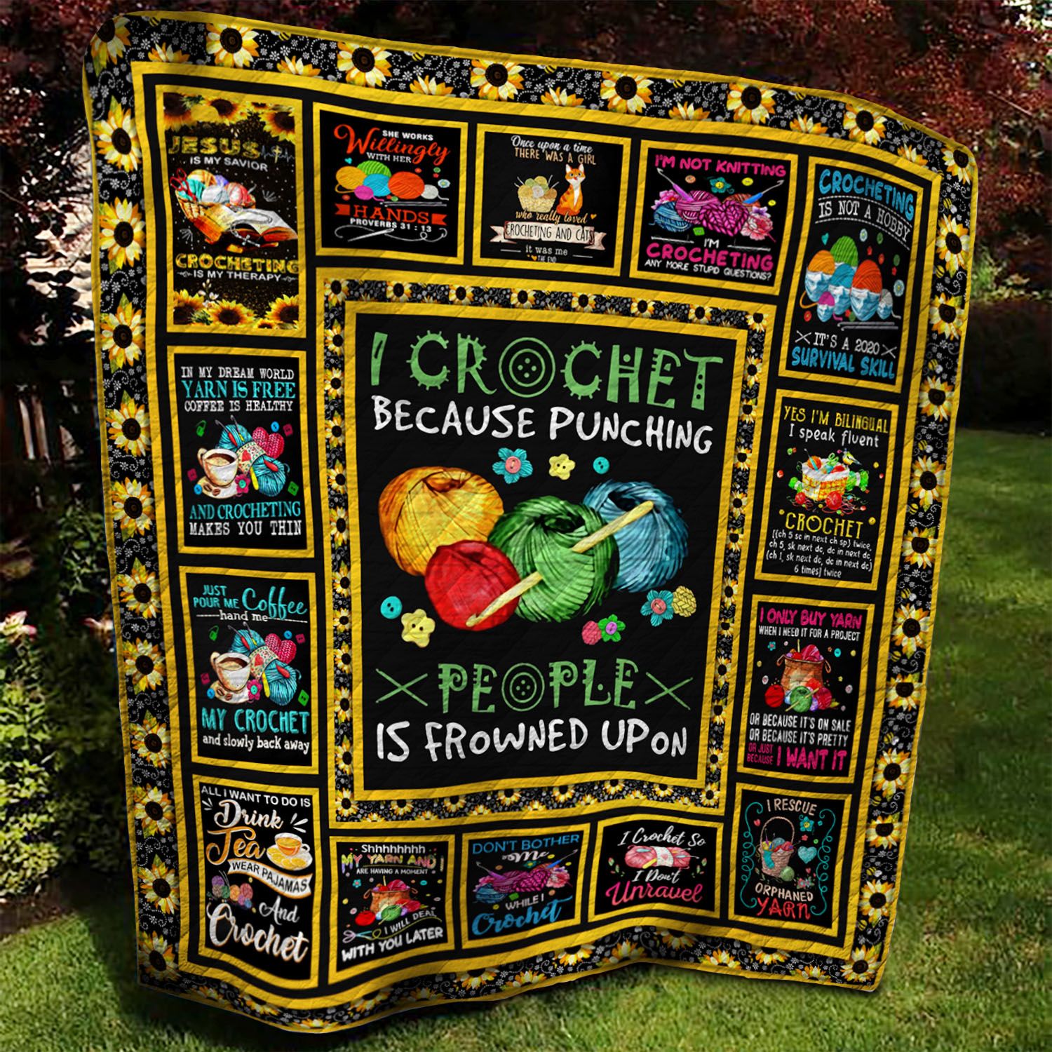 Crocheting Quilt Blanket BBB270705MH