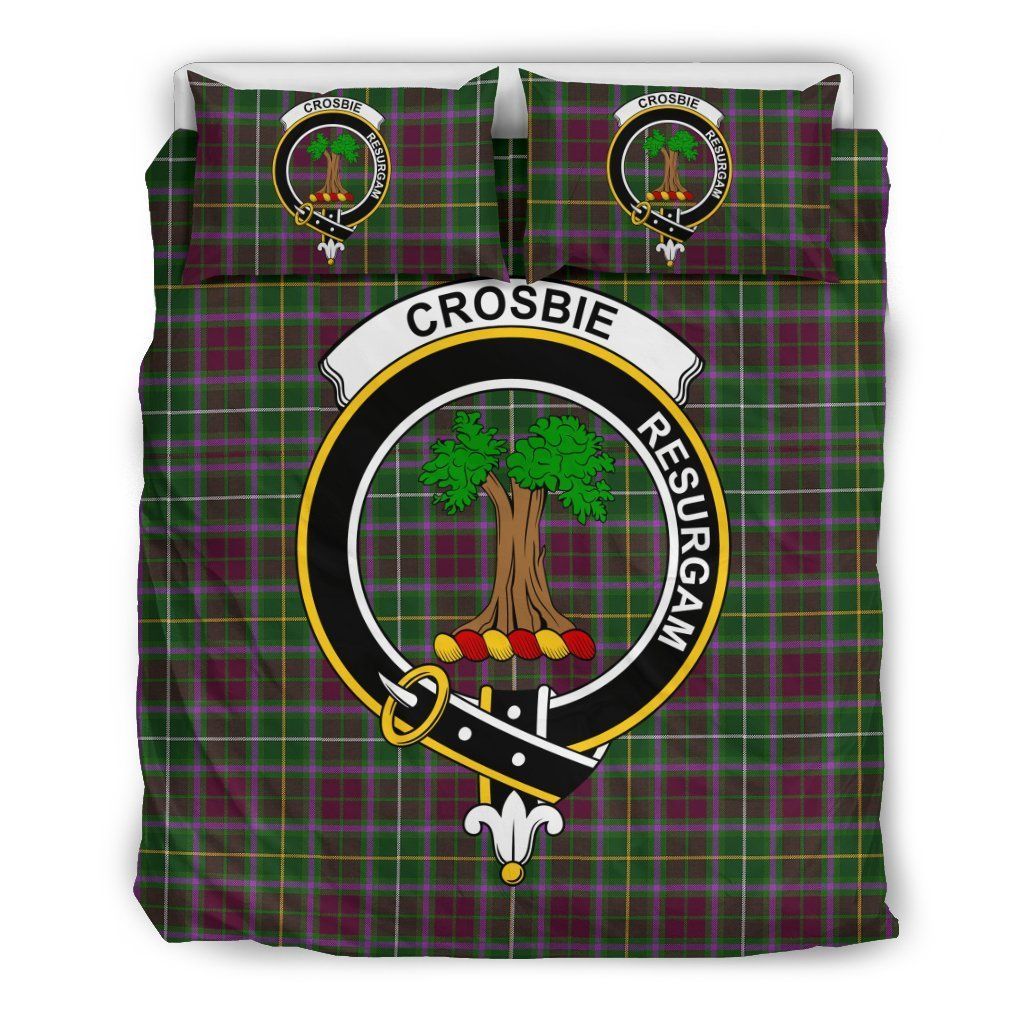 Crosbie Clan Badge Tartan Bedding Set