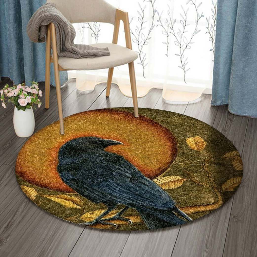 Crow Round Carpet