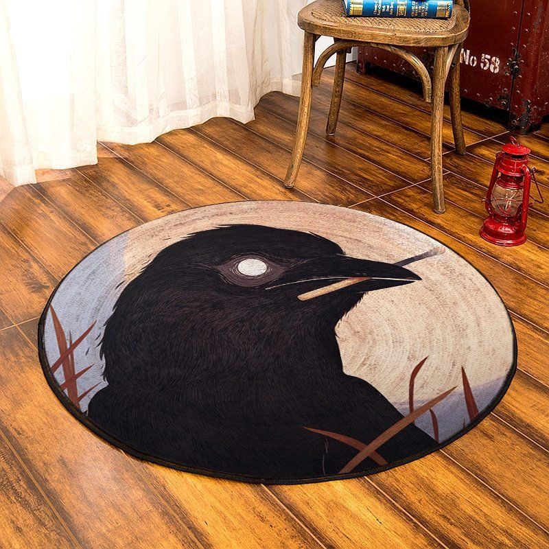 Crow Round Carpet