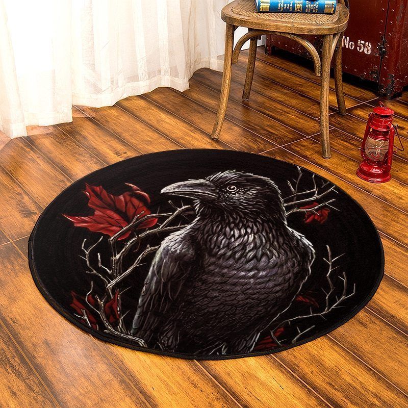 Crow Round Carpet