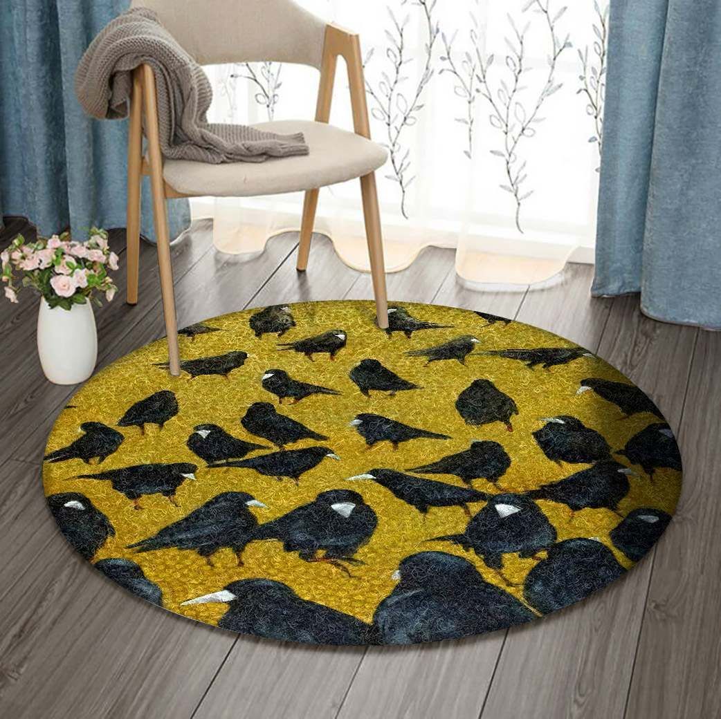 Crow Round Carpet
