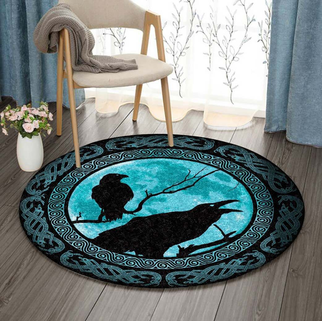 Crow Round Carpet