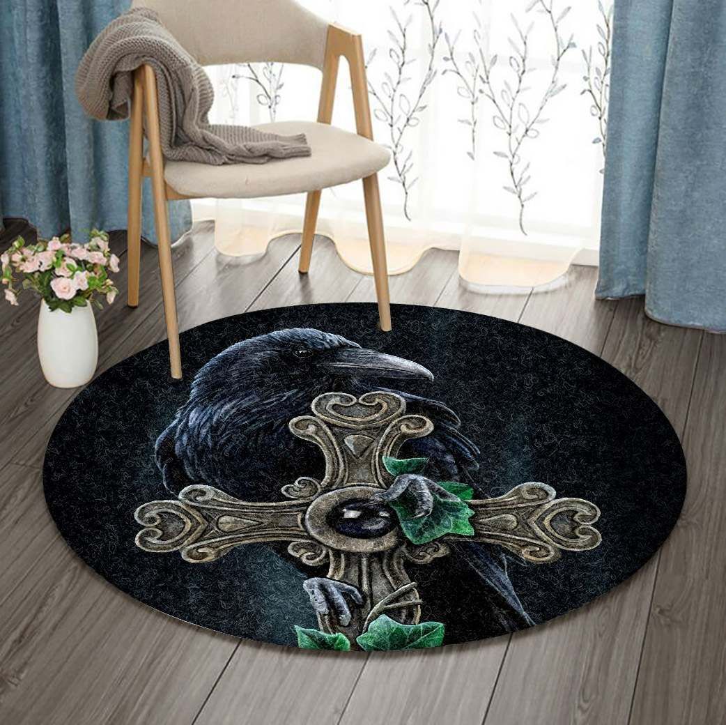 Crow Round Carpet
